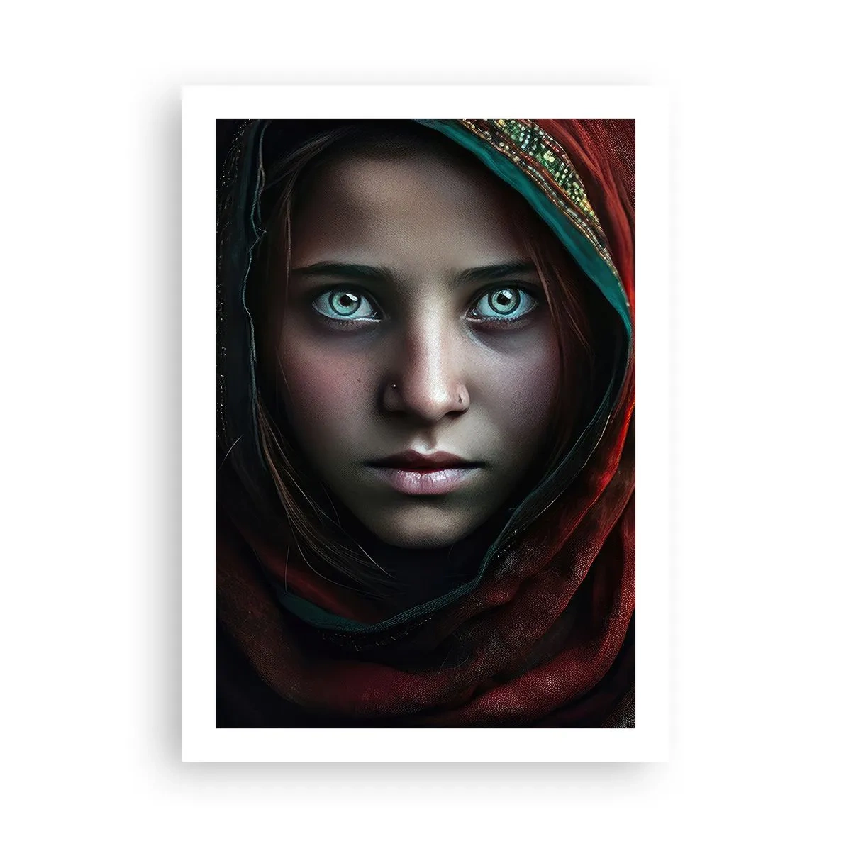 Poster - Oosterse prinses - 50x70 cm