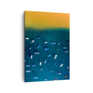 Schilderen op canvas - Vakantie spel - 50x70 cm