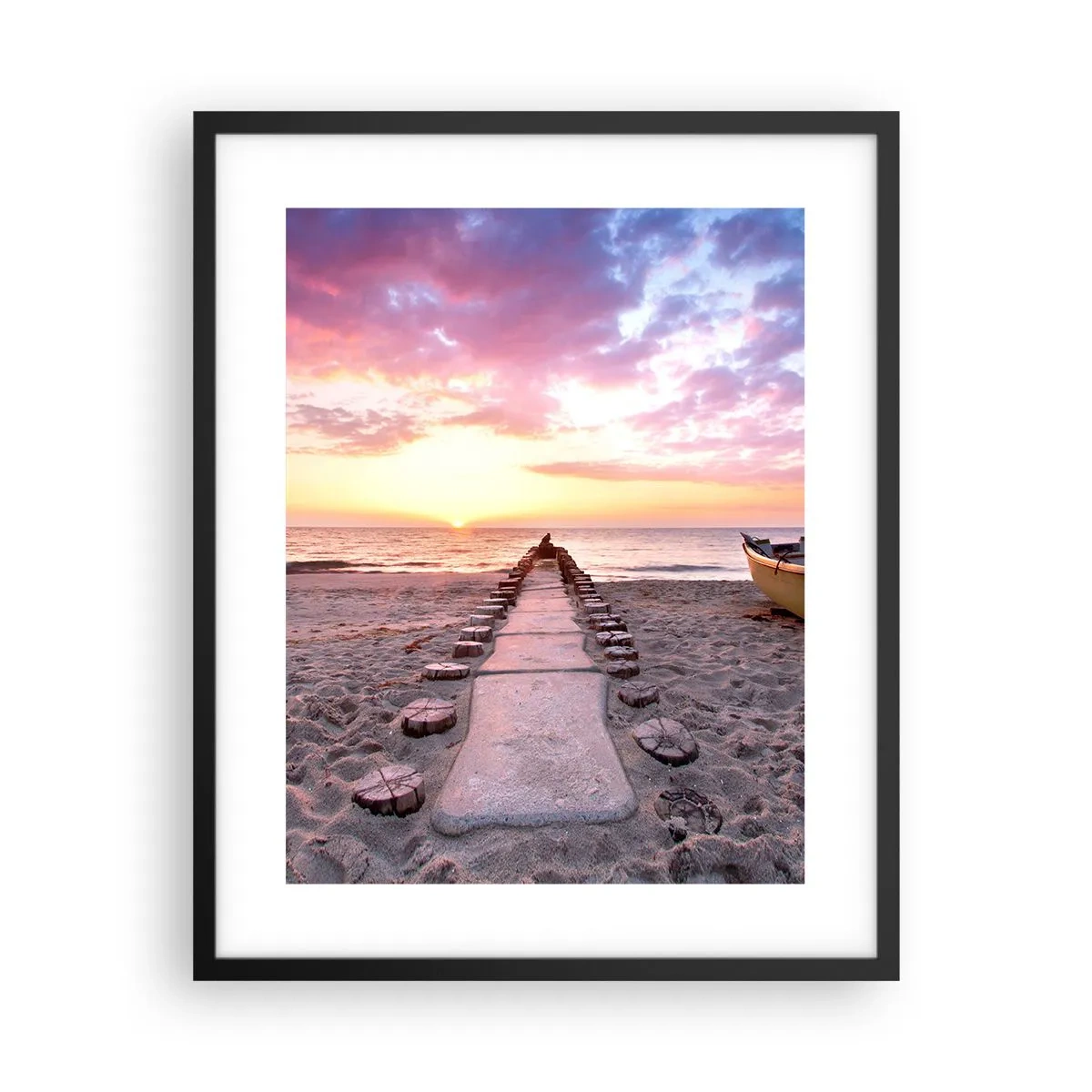 Poster in een zwarte lijst - Een moment van diepe ervaring - 40x50 cm