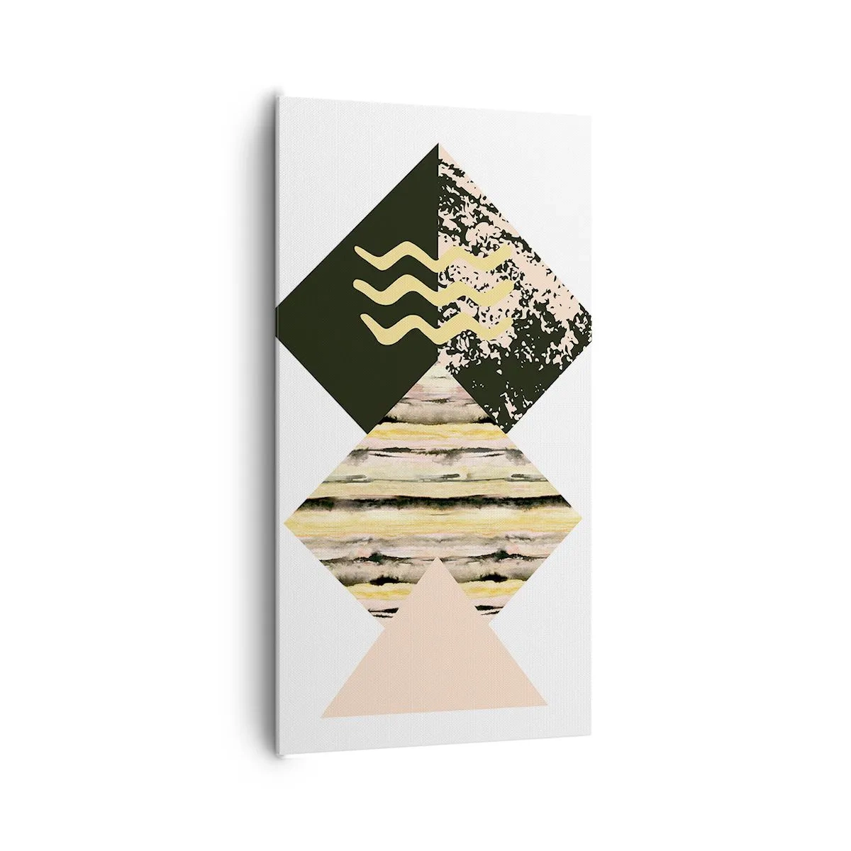 Schilderen op canvas - Er is niet zo eenvoudig - 65x120 cm