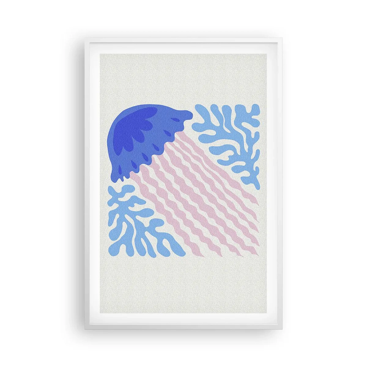 Poster in een witte lijst - Als uit een andere wereld - 61x91 cm