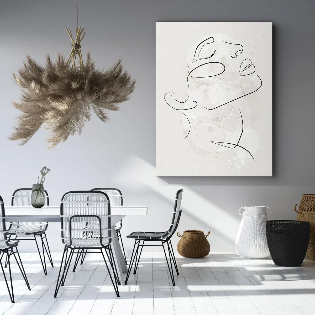 Schilderen op canvas - De omtrek van een droom - 55x100 cm