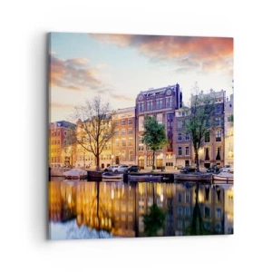 Schilderen op canvas - Ingetogen en serene Nederlandse schoonheid - 70x70 cm