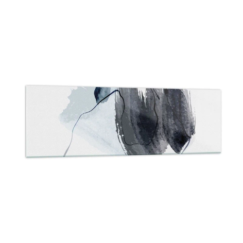 Schilderen op glas - Intensiteit en beweging - 160x50 cm