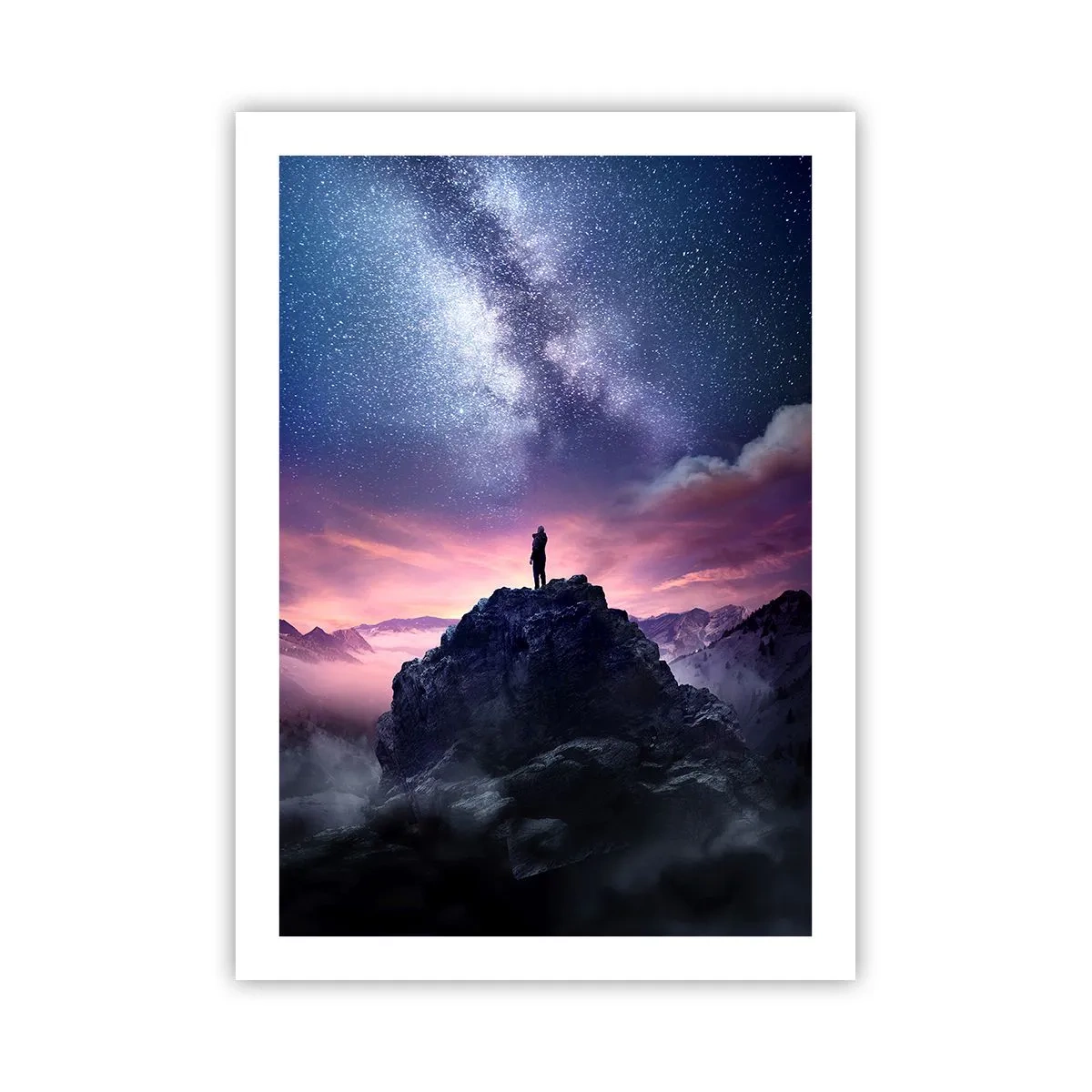 Poster - En hij voelde het leven - 50x70 cm