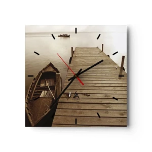 Wandklok - Klok - Grote vrede - 40x40 cm