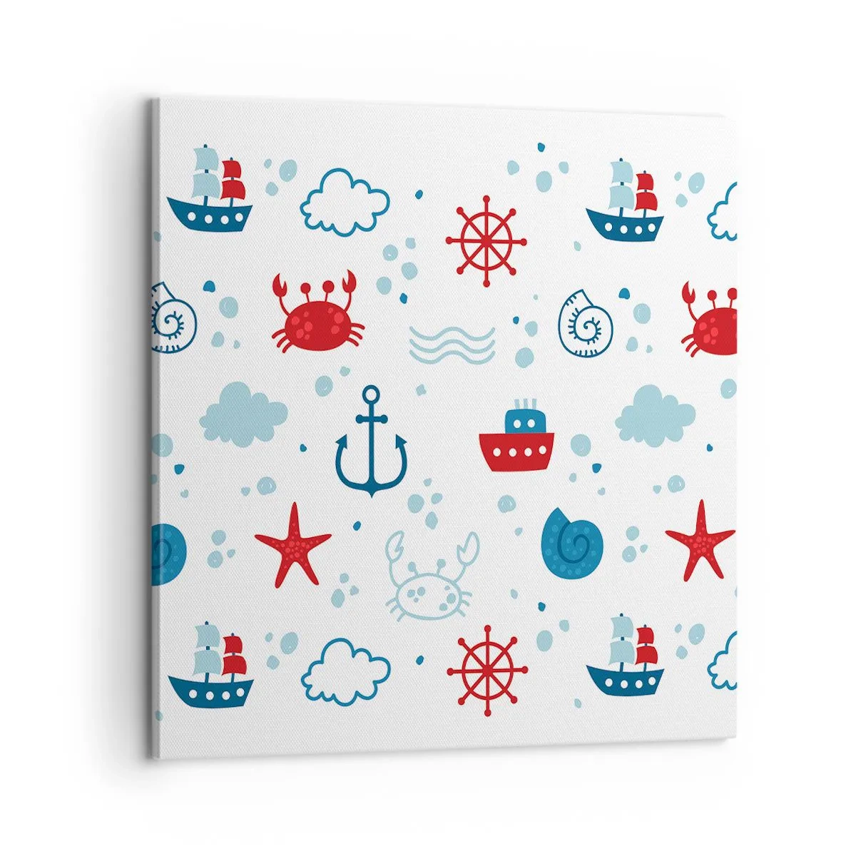 Schilderen op canvas - Zee sprookje - 60x60 cm