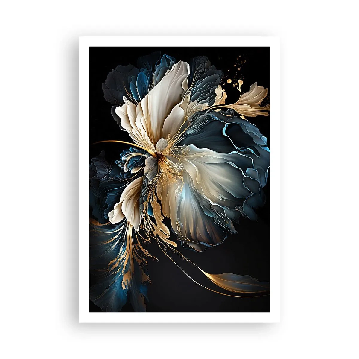 Poster - Sprookjesachtige varenbloem - 70x100 cm