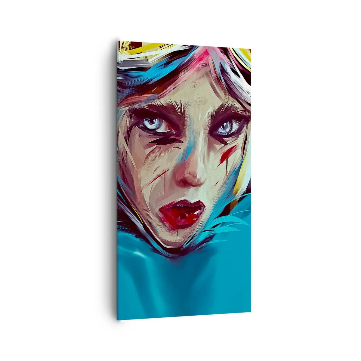 Schilderen op canvas - Straatvechter - 65x120 cm