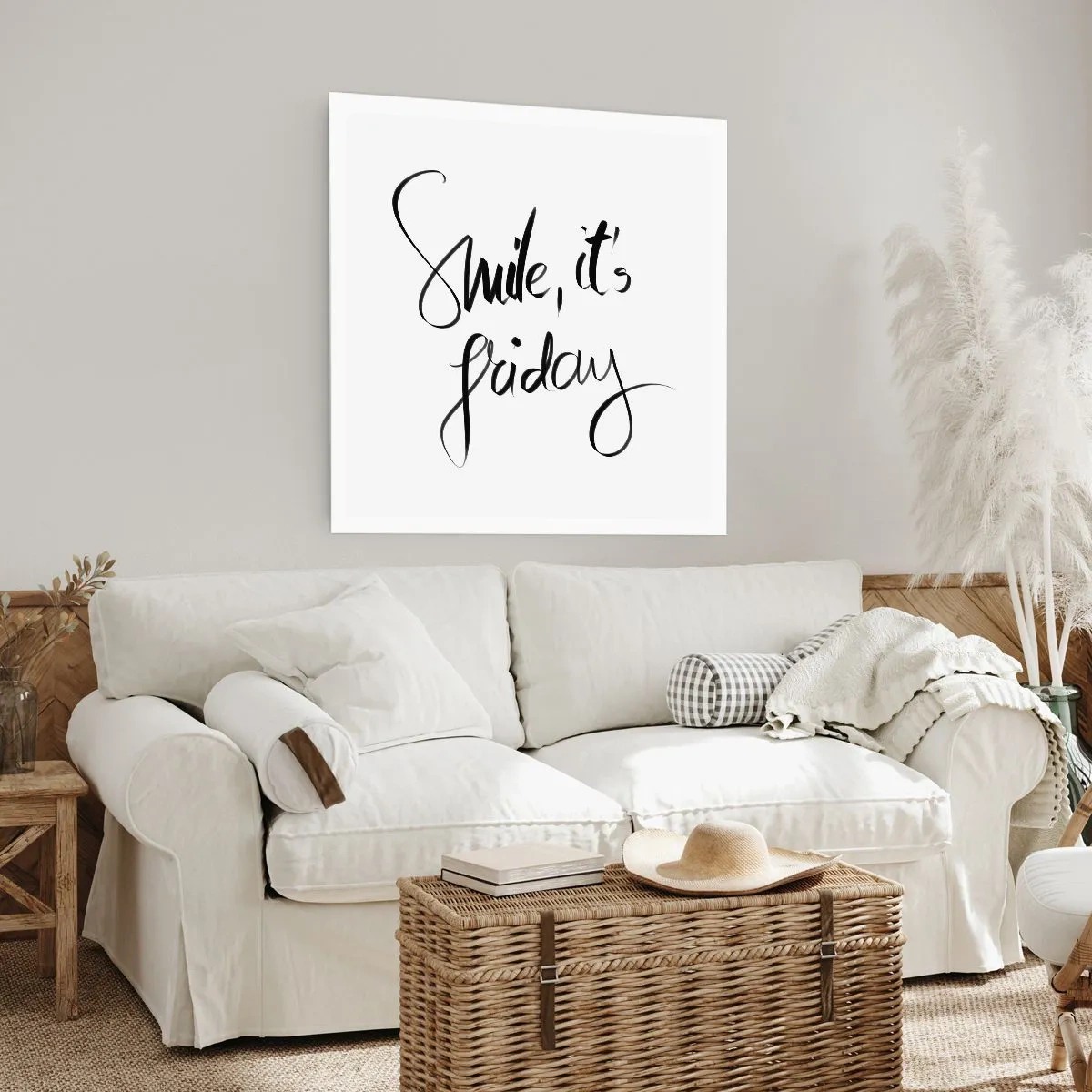 Poster - Echte vreugde - 40x40 cm