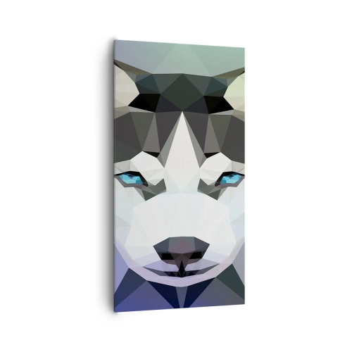 Schilderen op canvas - De herinnering aan de sneeuw van het noorden - 65x120 cm