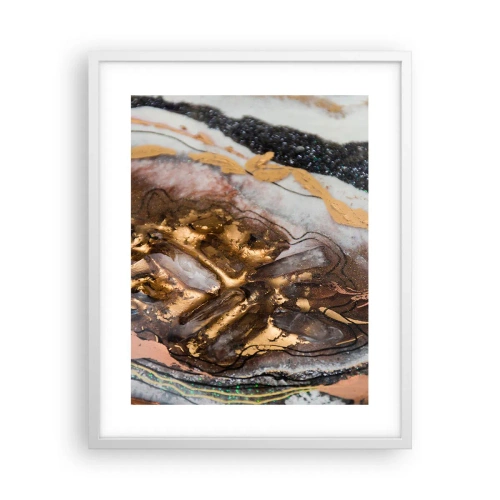 Poster in een witte lijst - Het element aarde - 40x50 cm
