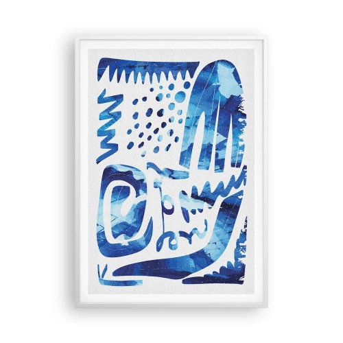 Poster in een witte lijst - Terug naar de wortels - 70x100 cm