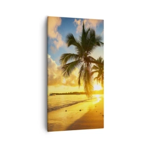 Schilderen op canvas - Caribische droom - 55x100 cm