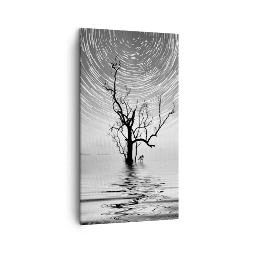 Schilderen op canvas - Een symfonie van de natuur - 45x80 cm