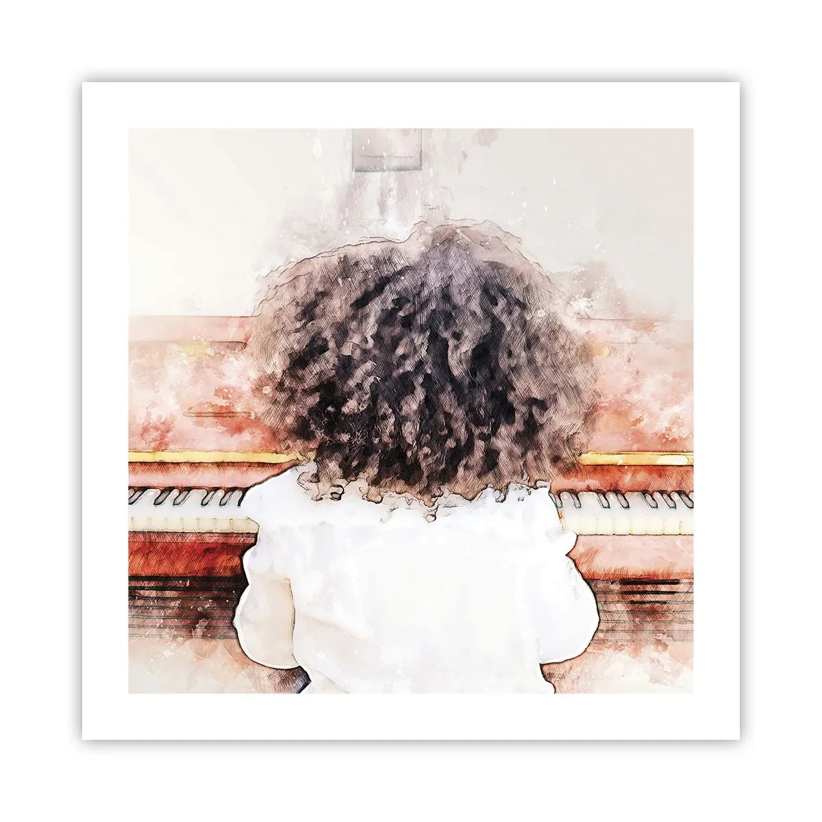 Poster - In de nieuwe wereld - 50x50 cm