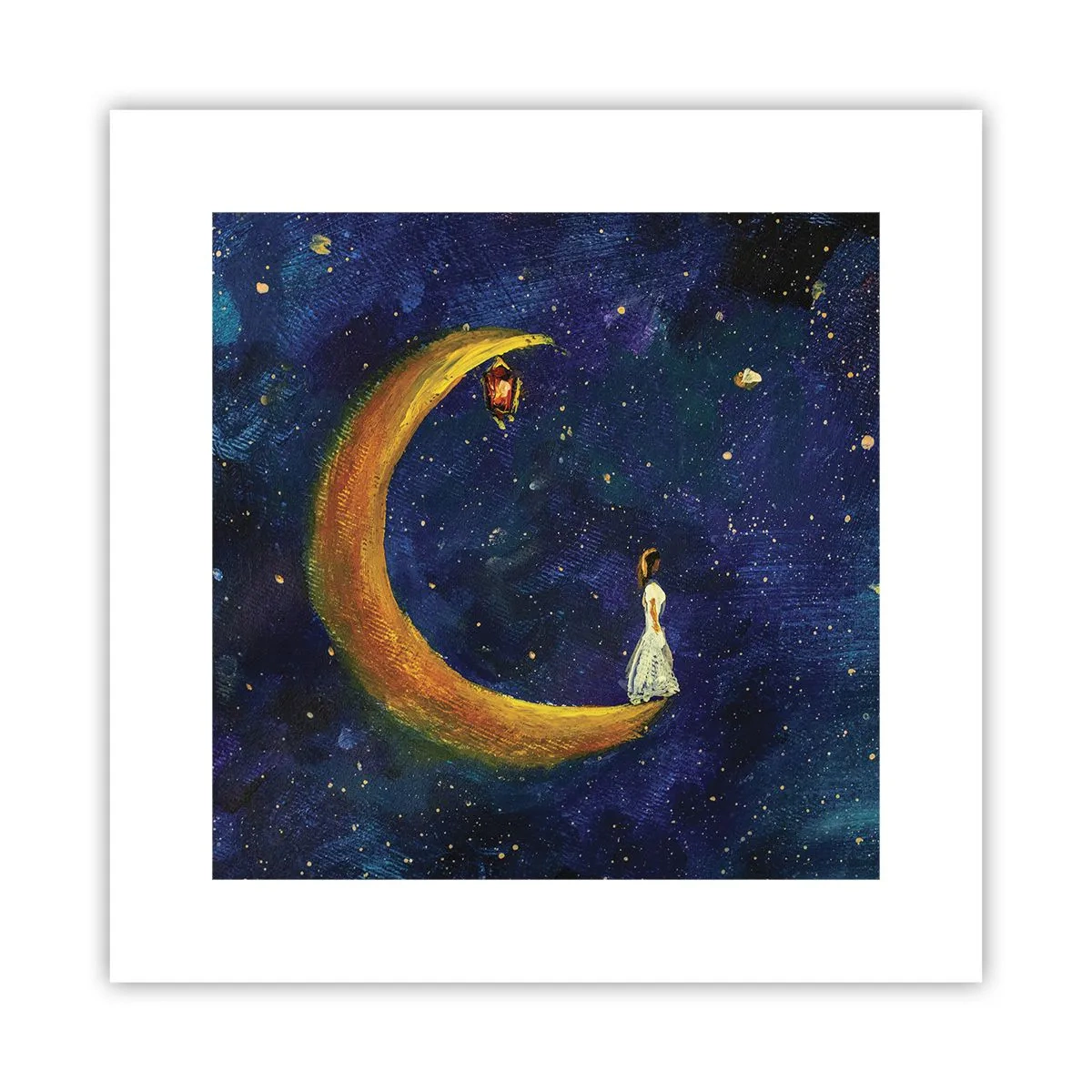 Poster - De roep van de wereld - 30x30 cm