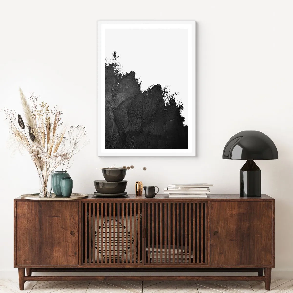 Poster in een witte lijst - Elementen: aarde - 70x100 cm