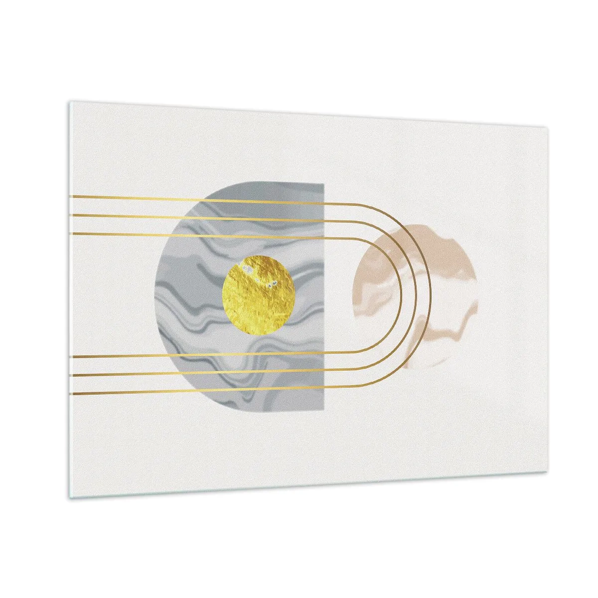 Schilderen op glas - Helderheid en schittering - 100x70 cm