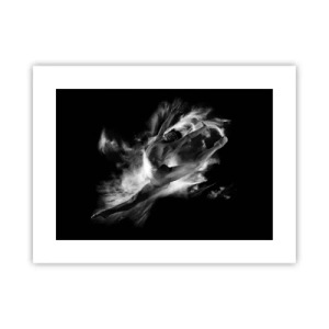 Poster - Vast tijdens de vlucht - 40x30 cm