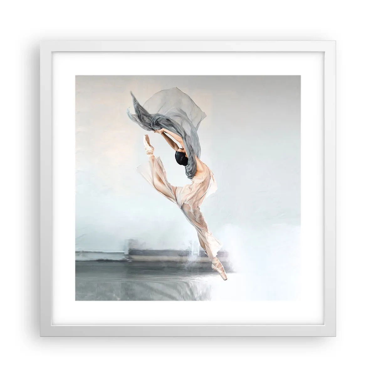 Poster in een witte lijst - In dans vervoering - 40x40 cm