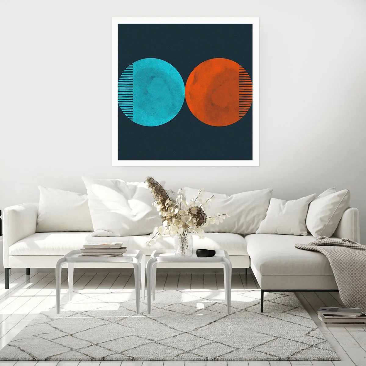 Poster - Alleen geometrie? - 40x40 cm