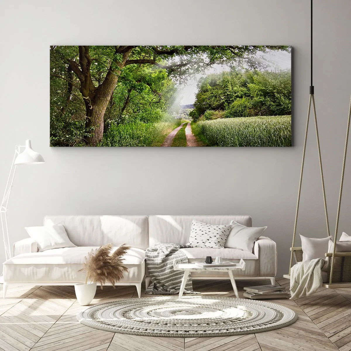 Schilderen op canvas - Et in Arcadia ego - 100x40 cm