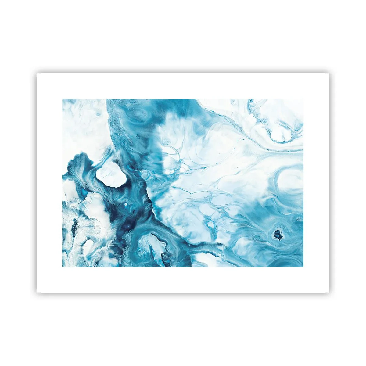 Poster - Blauw Concert - 40x30 cm