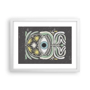 Poster in een witte lijst - Tribale rituelen - 40x30 cm