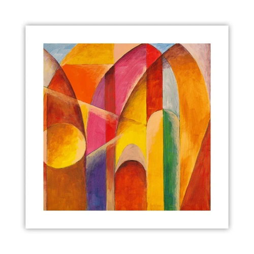 Poster - Kathedraal van de zon - 40x40 cm