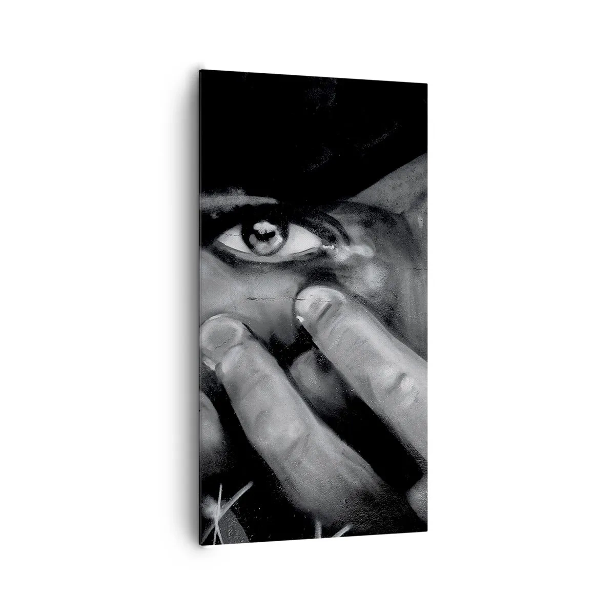 Schilderen op canvas - Ik zal niet zeggen wie het heeft geschilderd - 65x120 cm