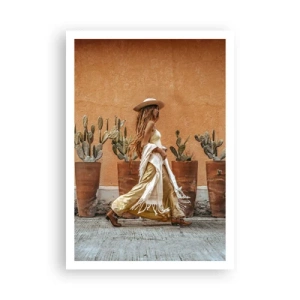 Poster - Hippie-stijl - 70x100 cm