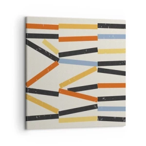 Schilderen op canvas - Compositie op goed niveau - 50x50 cm