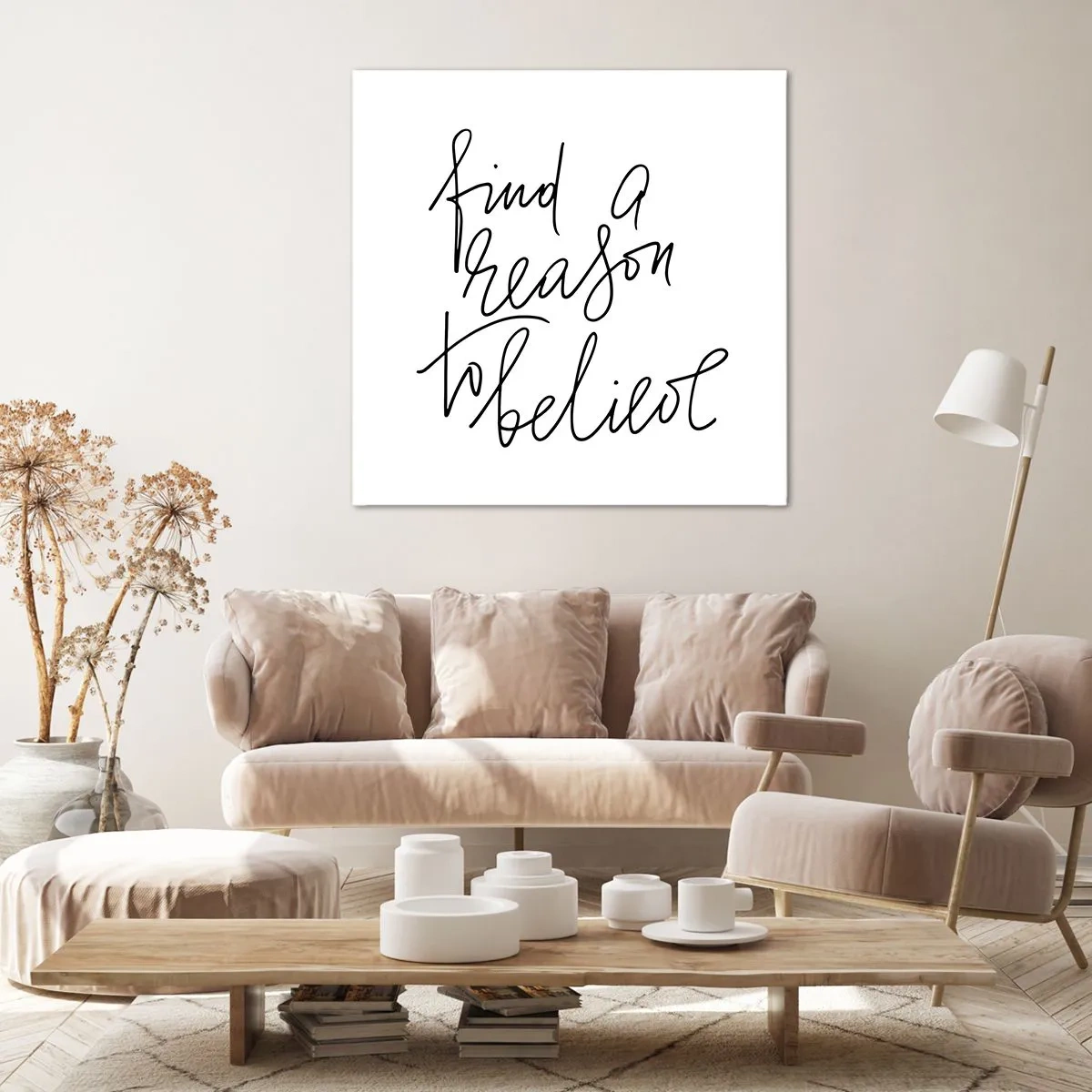 Schilderen op canvas - Het is mogelijk - 60x60 cm