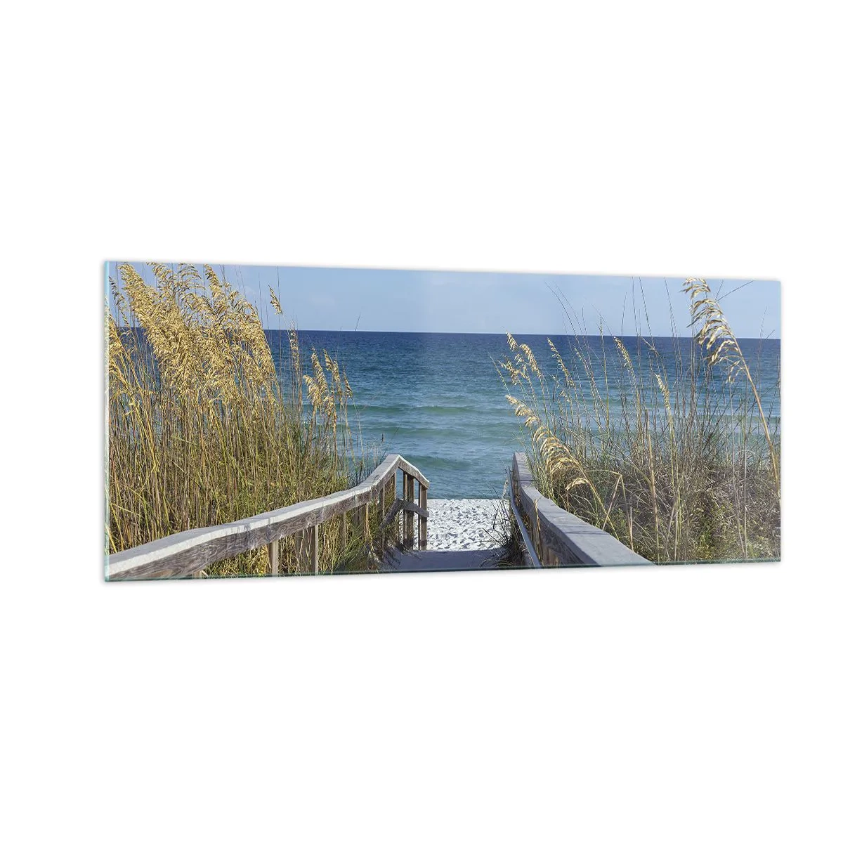 Schilderen op glas - In de zon, in de wind - 100x40 cm