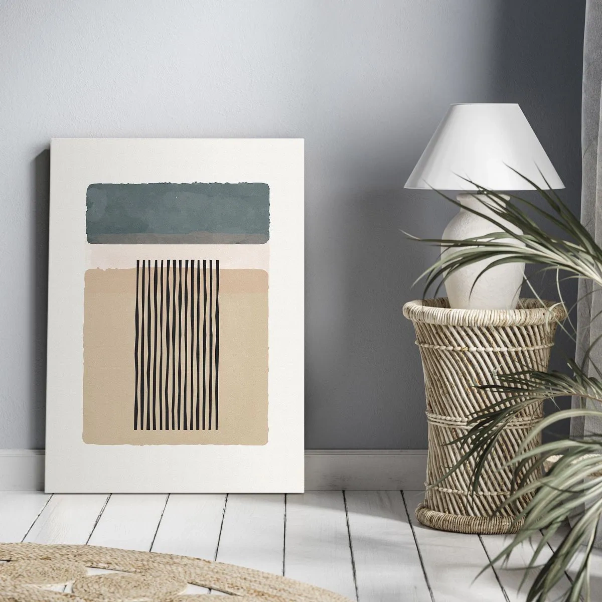 Schilderen op canvas - Alles is oke - 45x80 cm