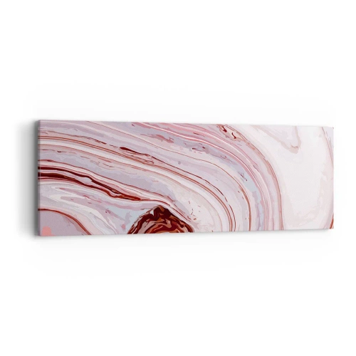 Schilderen op canvas - Rechtdoor, dan rechts naar beneden - 90x30 cm