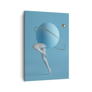 Schilderen op canvas - En de planeten zijn gek geworden - 50x70 cm