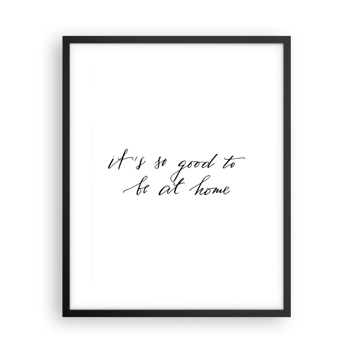 Poster in een zwarte lijst - De hele waarheid - 40x50 cm