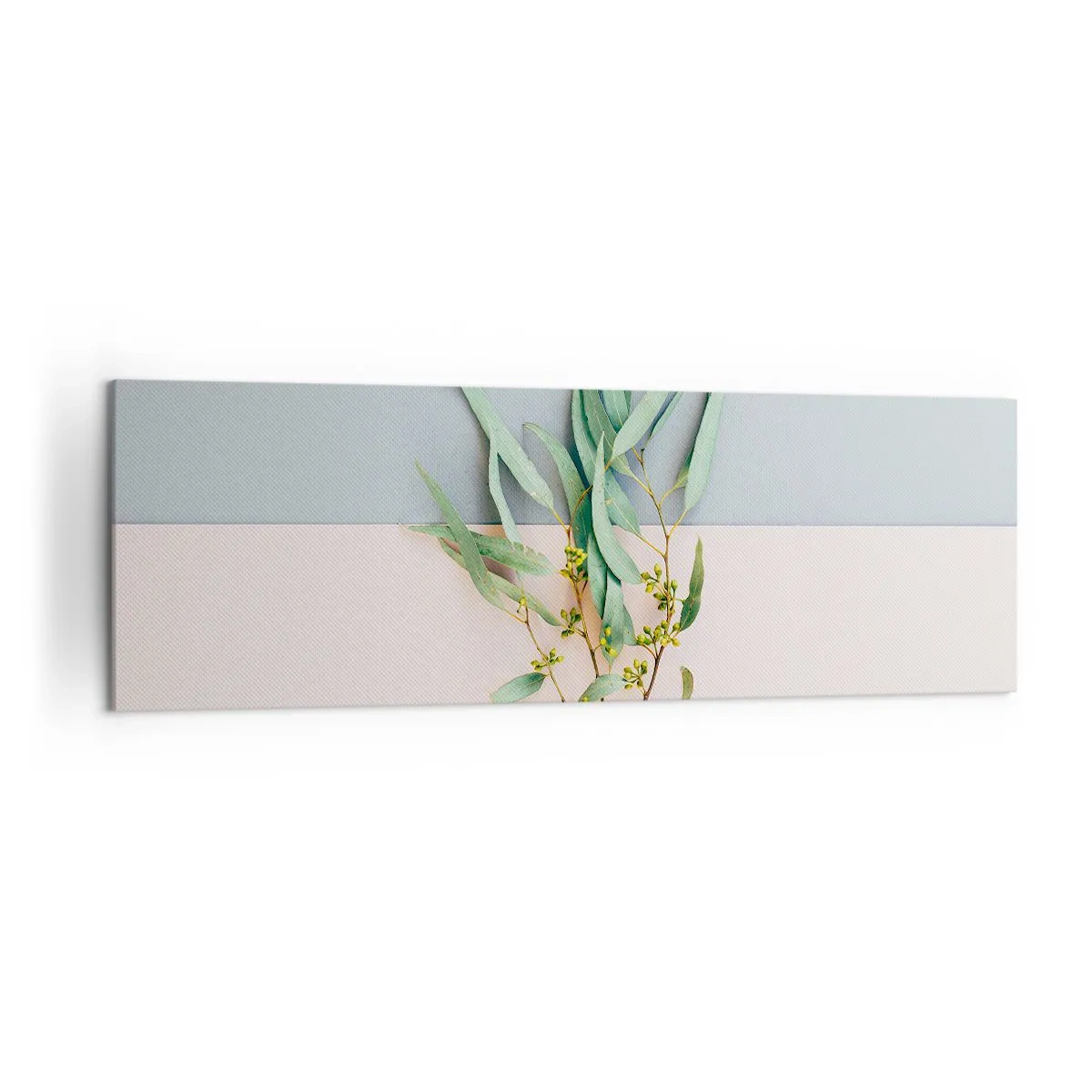 Schilderen op canvas - Subtiliteit in pastelkleuren - 160x50 cm