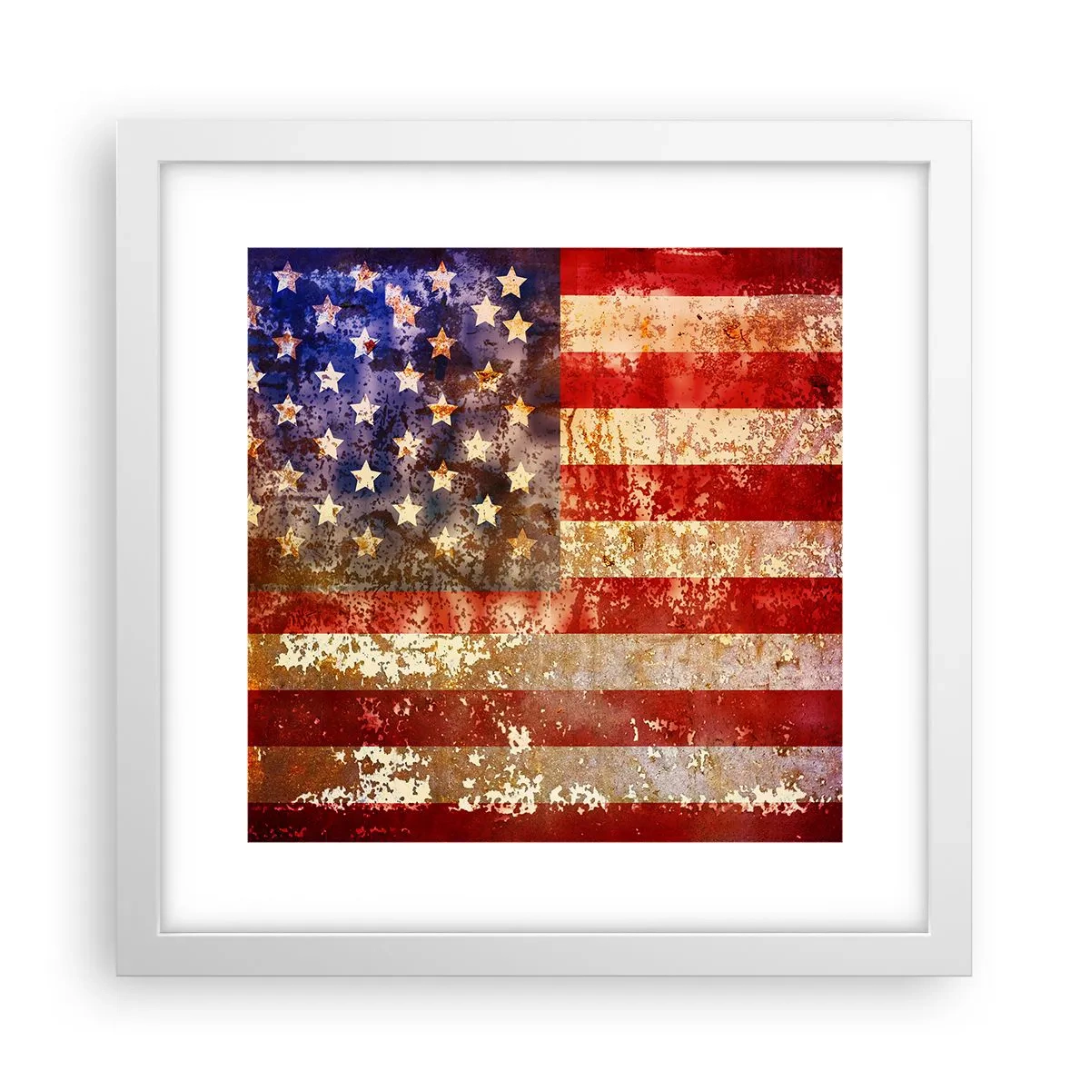 Poster in een witte lijst - Glorie vervaagt niet - 30x30 cm