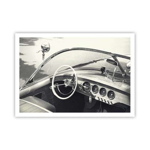 Poster - Weer voor de rijken - 100x70 cm