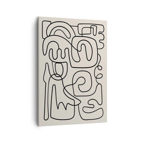 Schilderen op canvas - Volg het pad - 50x70 cm