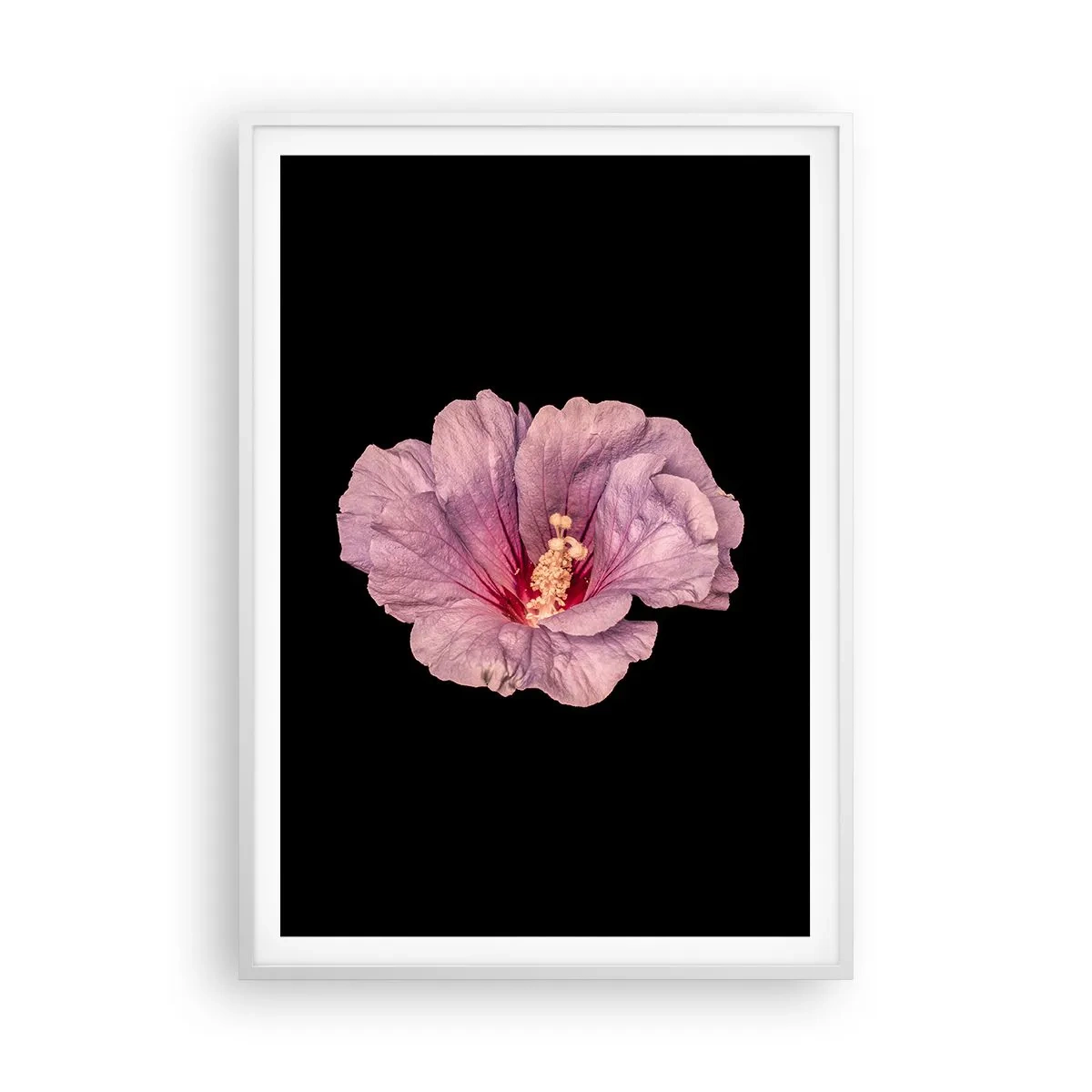 Poster in een witte lijst - Recht in het hart - 70x100 cm