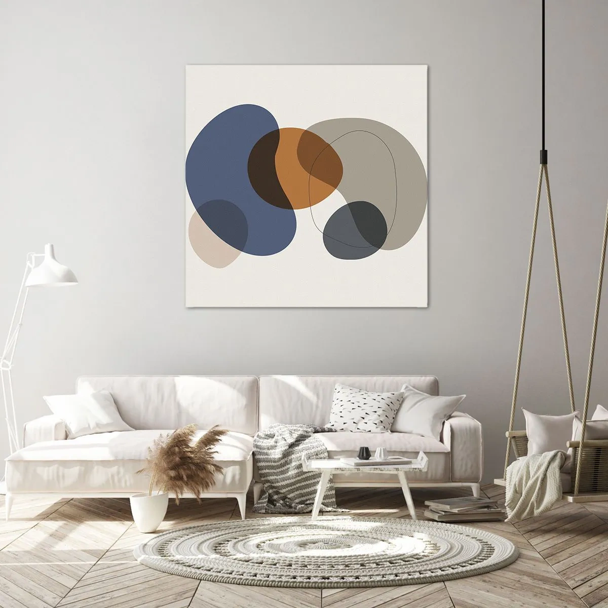 Schilderen op canvas - Kleur druppels - 50x50 cm