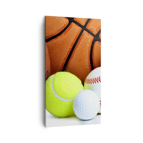 Schilderen op canvas - Voetbal verbindt ons! - 45x80 cm