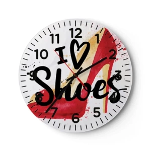 Wandklok - Klok - Liefde heeft vele namen - 30x30 cm