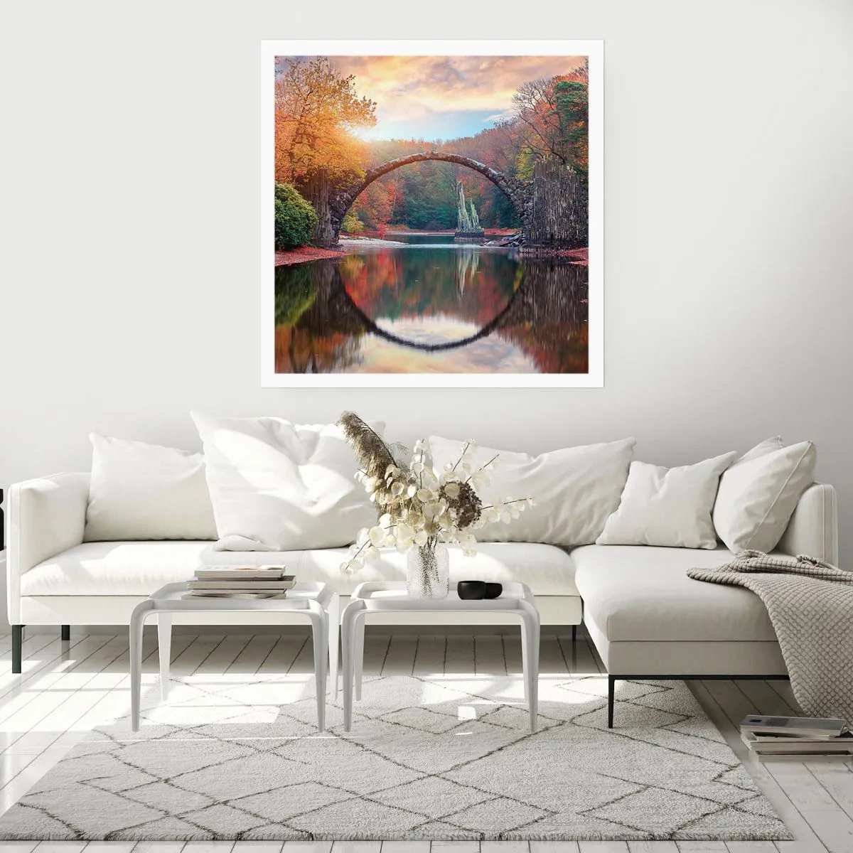 Poster - Aan de andere kant van de spiegel - 50x50 cm