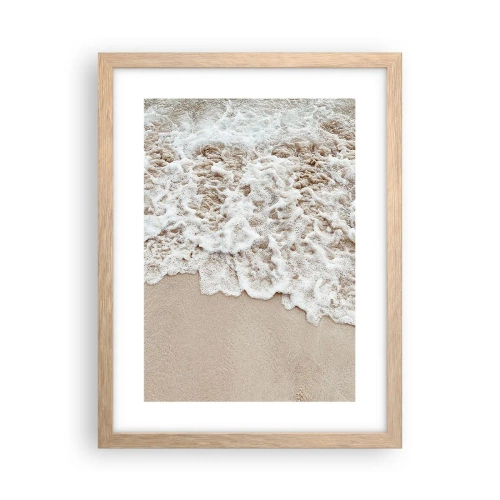 Een poster in een licht eiken lijst - Ben zo terug - 30x40 cm