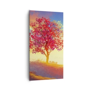 Schilderen op canvas - Pelgrim bij de bestemming - 65x120 cm